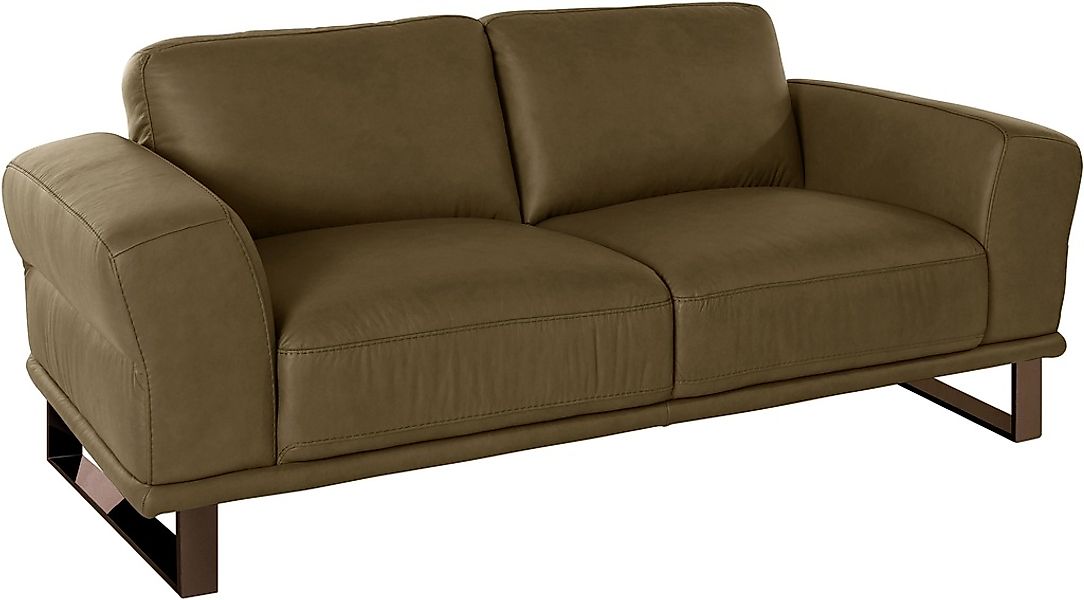 W.SCHILLIG 2-Sitzer "montanaa" mit Metallkufen in Bronze pulverbeschichtet, günstig online kaufen