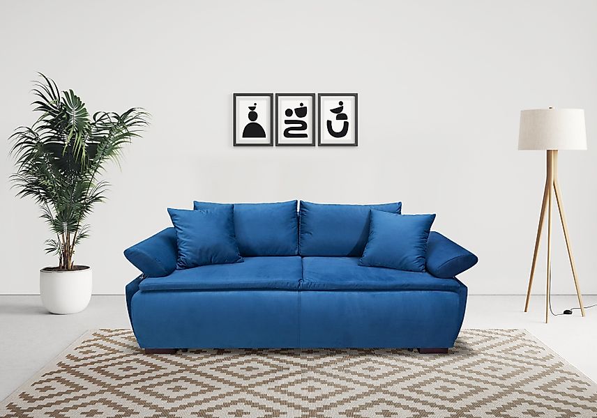 INOSIGN Schlafsofa Romeo, mit Boxspringaufbau, Bettfunktion günstig online kaufen