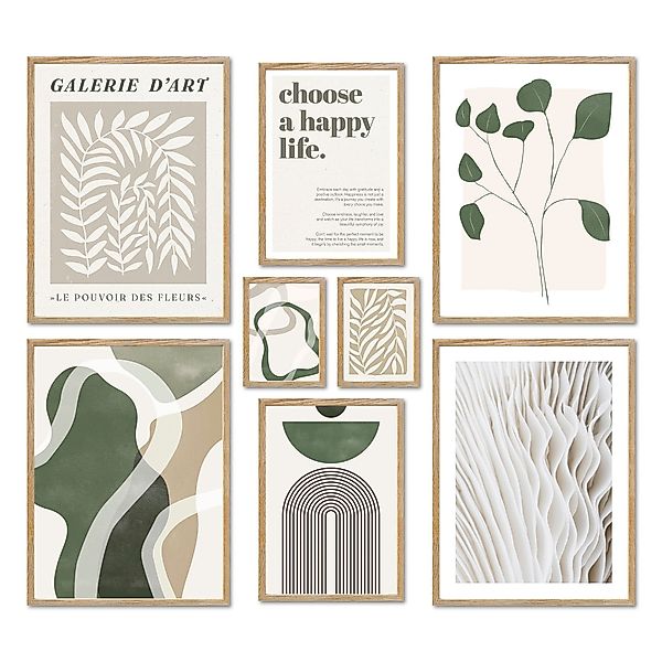 ARTFAVES Bilder-Collage Poster Set - GREEN günstig online kaufen