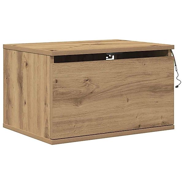 vidaXL Wandmontierter Nachtschrank mit Artisan-Eiche 50 x 36 x 30 cm 863080 günstig online kaufen