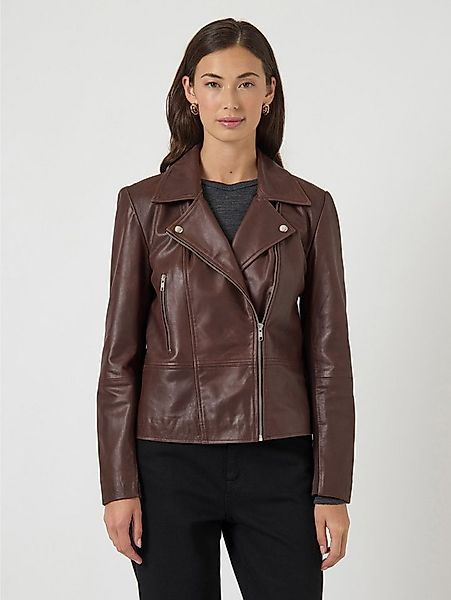 Y.A.S Lederjacke YASSOPHIE LEATHER JACKET mit Biker Details günstig online kaufen