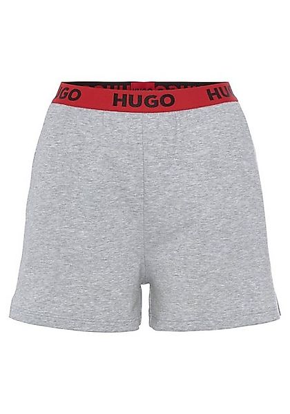 HUGO Sweatshorts SPORTY LOGO_SHORTS 10249156 01 mit Hugo Logo-Elastikbund günstig online kaufen