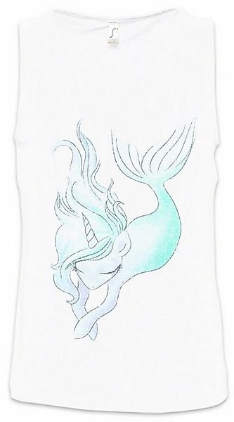 Urban Backwoods Tanktop Unimaid II Ärmelloses T-Shirt Einhorn Unicorn Meerj günstig online kaufen