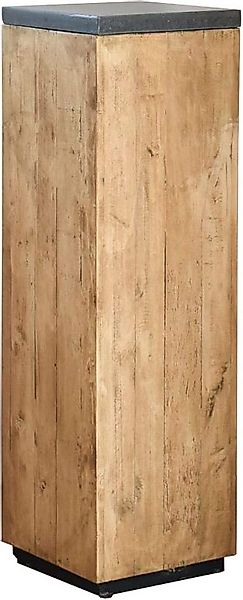 VIVANNO Blumenständer Holz PODEST Rechteckig - Braun Maserung (1 St), 30x30 günstig online kaufen