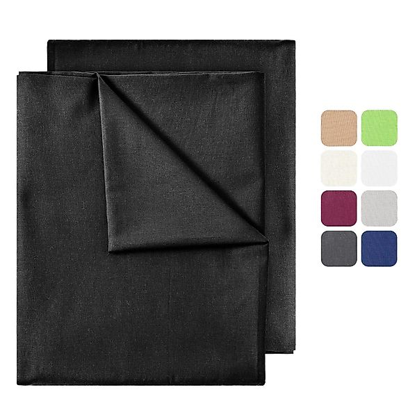 NatureMark Bettlaken 2er-Set klassisches Betttuch Haustuch, günstig online kaufen