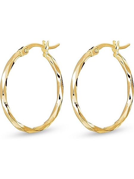 CHRIST Paar Creolen CHRIST Damen-Creolen 375er Gelbgold (Paar) günstig online kaufen