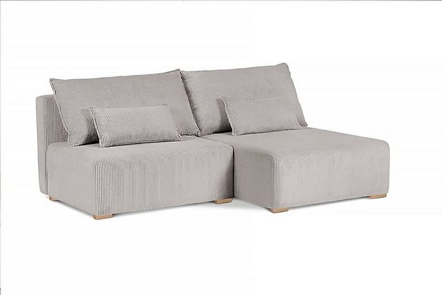 Beautysofa Polsterecke mit Schlaffunktion FLUFFY, 210 cm Polsterecke, mit B günstig online kaufen
