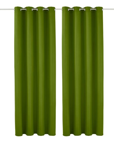 my home Vorhang "Raja" Schlaufen 2 Stk. tlg. 2er-Set, Bestseller, einfarbig günstig online kaufen