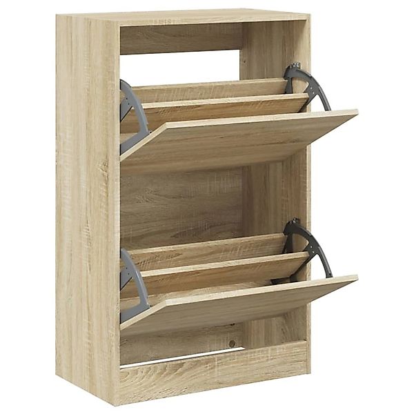 vidaXL Schuhschrank Sonoma-Eiche 60x34x96,5 cm Holzwerkstoff 839947 günstig online kaufen