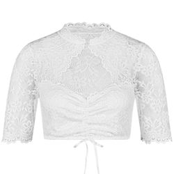 Nina Von C. Dirndlbluse 'Sophie' Lochausschnitt günstig online kaufen