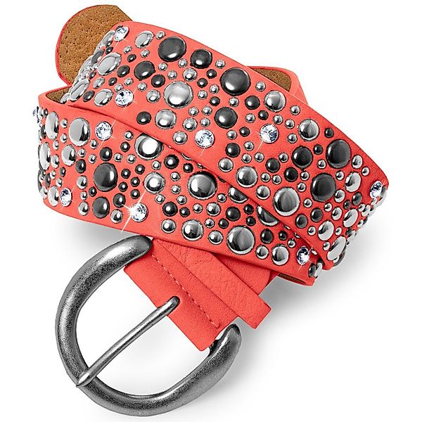 Caspar Nietengürtel GU248 Damen Breiter Gürtel günstig online kaufen