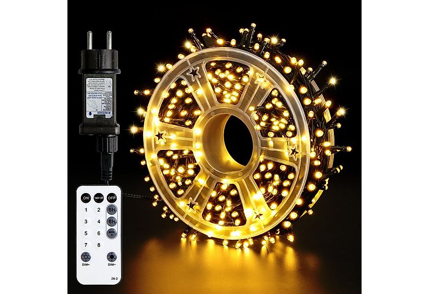 kisidus LED-Lichterkette LED Weihnachtsbaum Lichterkette mit Fernbedienung, günstig online kaufen