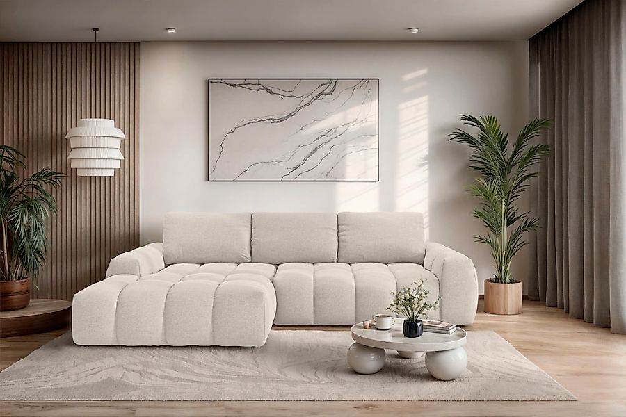 OTTO home Ecksofa "AZITA klein optionale Schlafsofa mit Bettkasten, B/T/H: günstig online kaufen