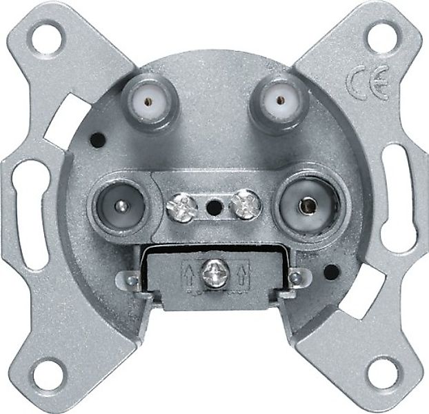 Berker Antennen-Steckdose 4Loch Einzeldose 459410 - 459410 günstig online kaufen