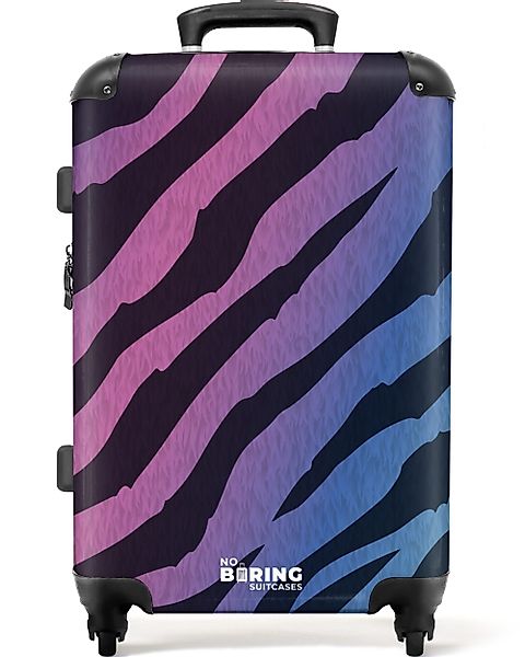 NoBoringSuitcases.com© Hartschalen-Trolley Bunter Zebradruck 67 cm günstig online kaufen