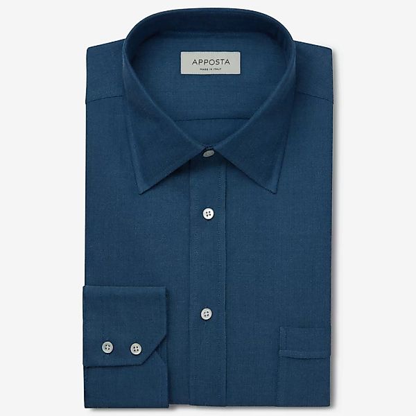 Hemd  designs  marineblau 100% reine baumwolle denim doppelt gezwirnt, krag günstig online kaufen