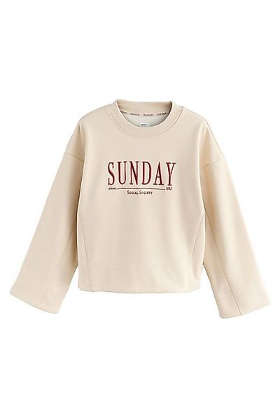 Next Sweatshirt Langärmeliges Sweatshirt, Sunday (1-tlg) günstig online kaufen
