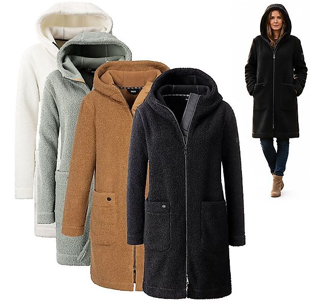 Linea Primero Trekkingjacke LPO Carry Damen Sherpa Fleecemantel – Warm, wei günstig online kaufen