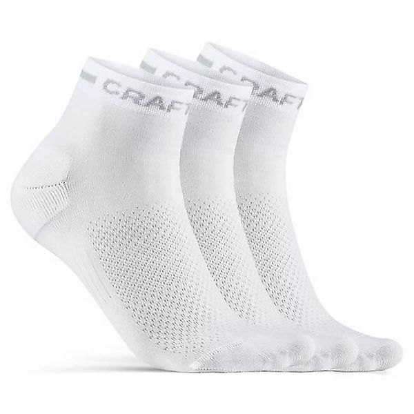 Craft Core Dry Mid Socken 3 Paare EU 34-36 White günstig online kaufen