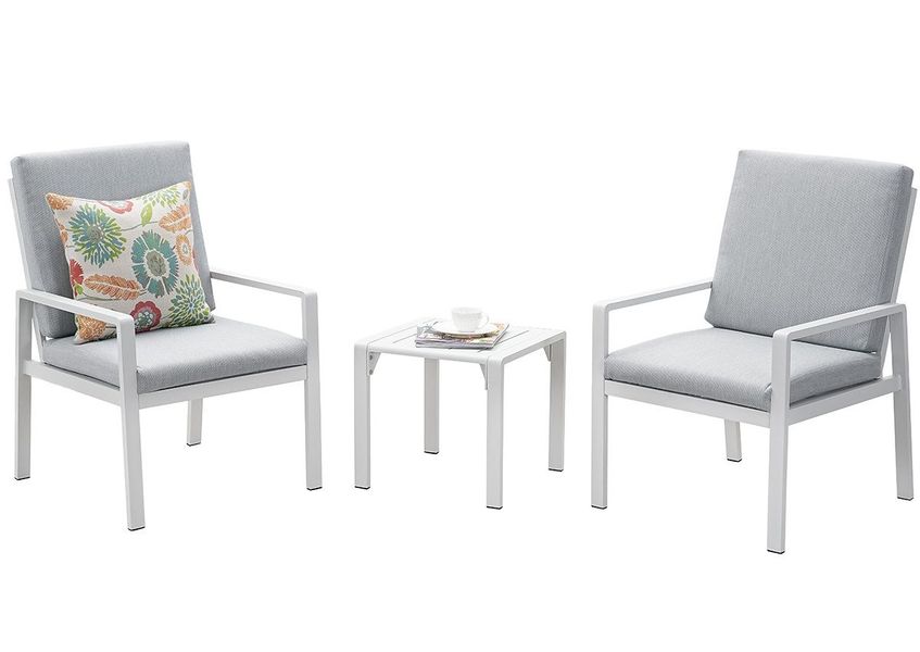 MeXo Gartenlounge-Set Aluminium Gartenmöbel-Set, (Balkonmöbel Set, günstig online kaufen