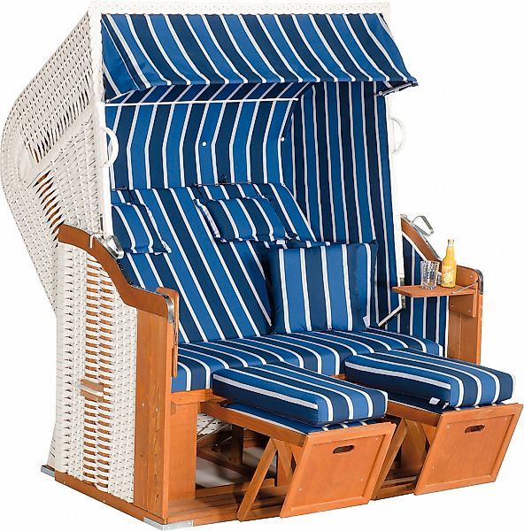 SunnySmart Strandkorb "Rustikal 250 Plus XL, TOPSELLER" 2 XL-Sitzer, komple günstig online kaufen