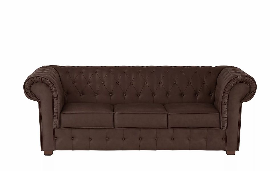 Sofa   Chester  ¦ braun ¦ Maße (cm): B: 215 H: 77 T: 94.0 Polstermöbel > So günstig online kaufen