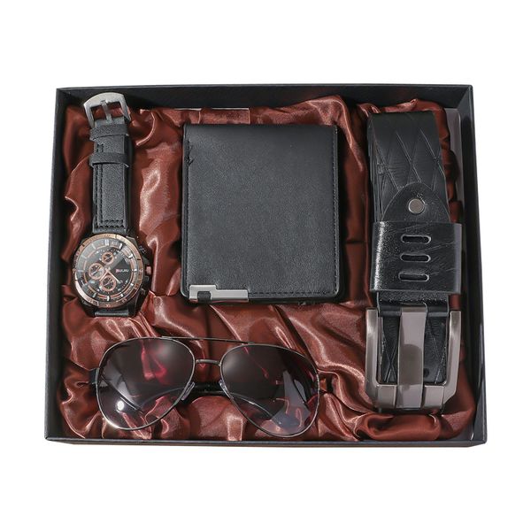 OKWISH Geldbörse Herren Geschenkset Kunstleder Gürtel günstig online kaufen