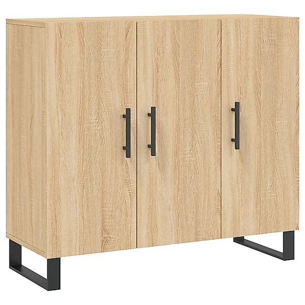 vidaXL Sideboard Sideboard Sonoma-Eiche 90x34x80 cm günstig online kaufen