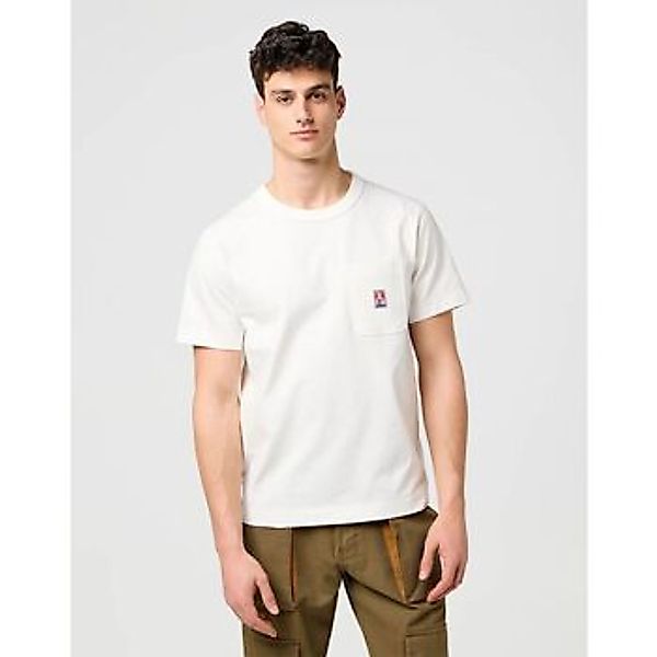 Wrangler  T-Shirt 112371499 POCKET TEE-WORN WHITE günstig online kaufen