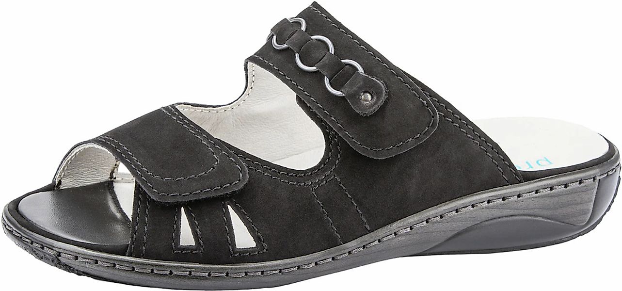 Waldläufer Pantolette "GARDA", Keilabsatz, Sommerschuh, Schlappen mit Schmu günstig online kaufen