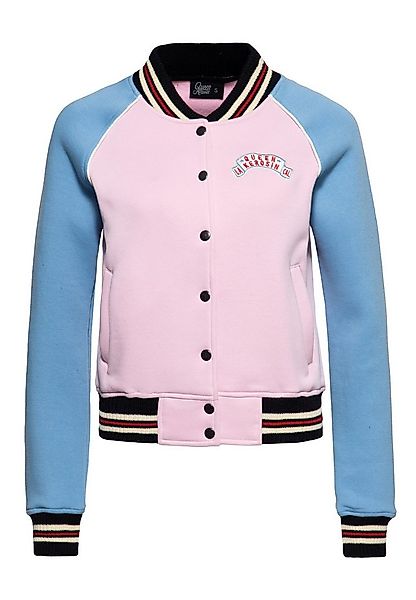 QueenKerosin Collegejacke Queen of Liberty (1-St) mit großer Rückenstickere günstig online kaufen