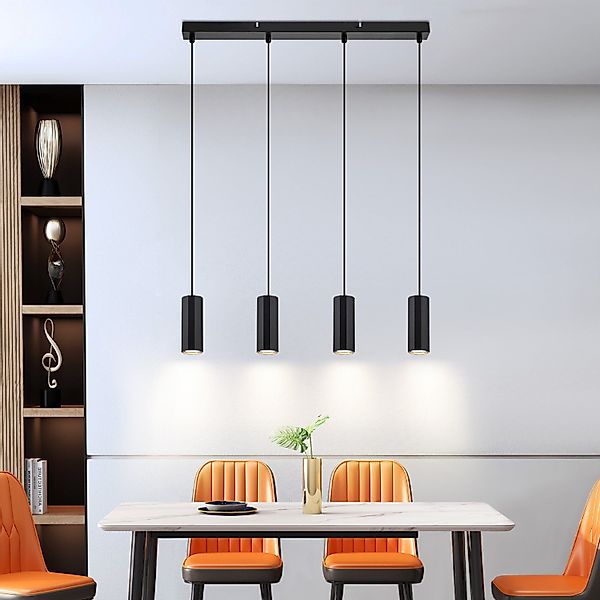 Nettlife Pendelleuchte Esszimmer Schwarz Hängeleuchte 1/3/4 günstig online kaufen