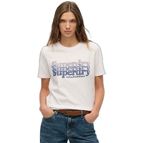 Superdry  T-Shirt T-shirt femme  Stacked günstig online kaufen