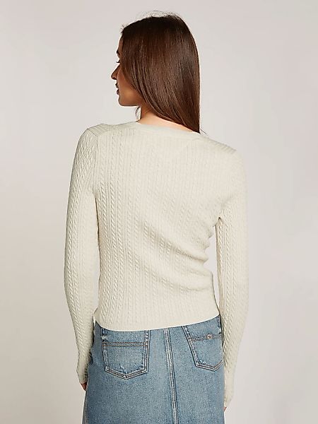 Tommy Jeans Strickjacke TJW CABLE ESSENTIAL günstig online kaufen