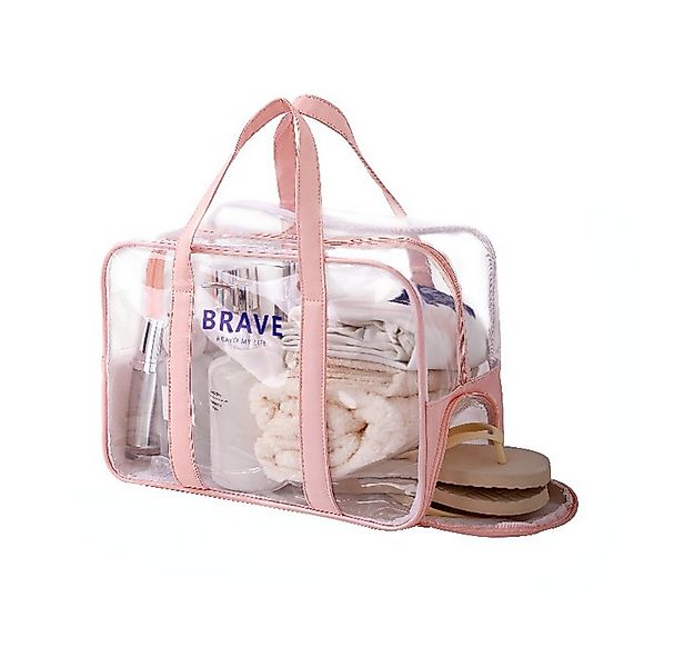 Blusmart Strandtasche Transparente, wasserdichte Strandtasche aus PVC (Groß günstig online kaufen