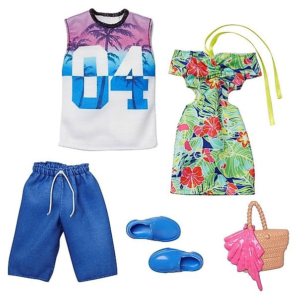 Barbie Puppenkleidung Sommer Style Garderoben Set günstig online kaufen