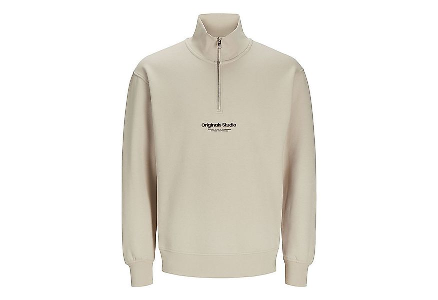 Jack & Jones Sweater Sweat Quarter Zip mit halbem Reißverschluss günstig online kaufen