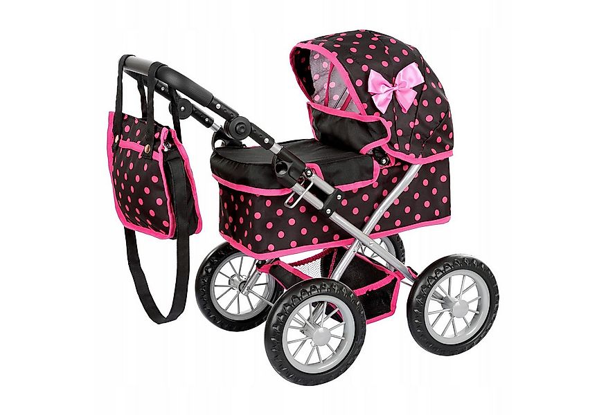 Kinderplay Dolls & Strollers Puppenwagen Puppenwagen mit Tasche – höhenvers günstig online kaufen
