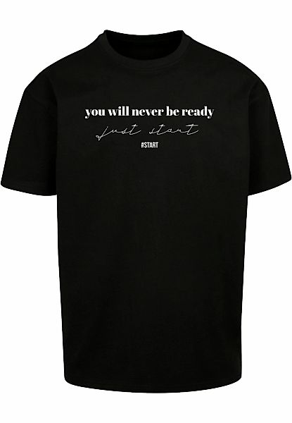 Merchcode T-Shirt "Merchcode Herren Just Start Heavy Oversize Tee", (1 tlg. günstig online kaufen
