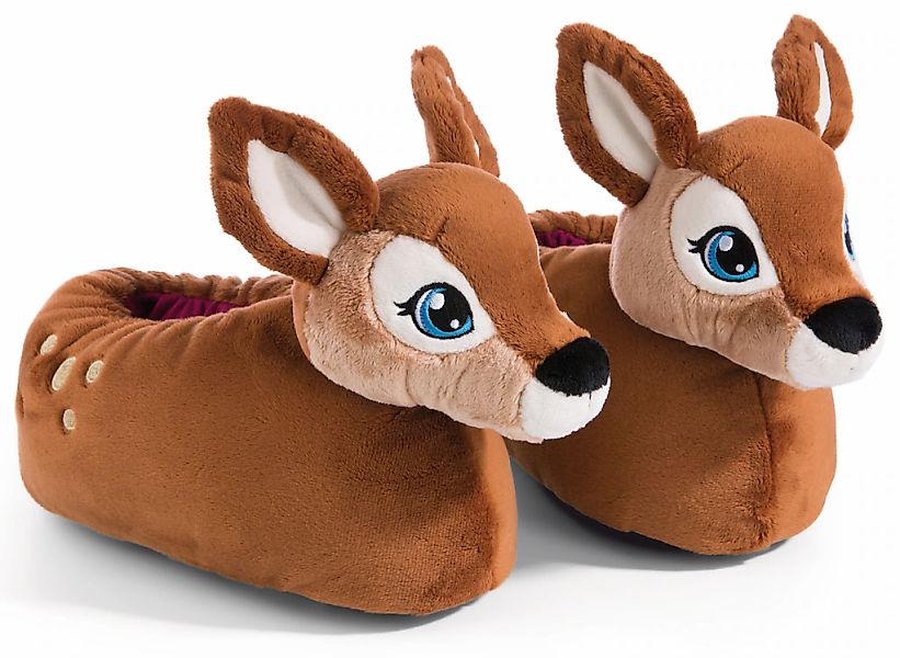 Nici Plüsch Hausschuhe "REH MALA MAGIC" Hausschuh mit süßem Motiv günstig online kaufen
