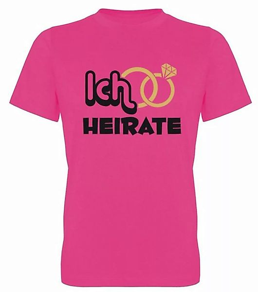 G-graphics T-Shirt Herren T-Shirt - Ich heirate! JGA-Shirt • Junggesellen-A günstig online kaufen