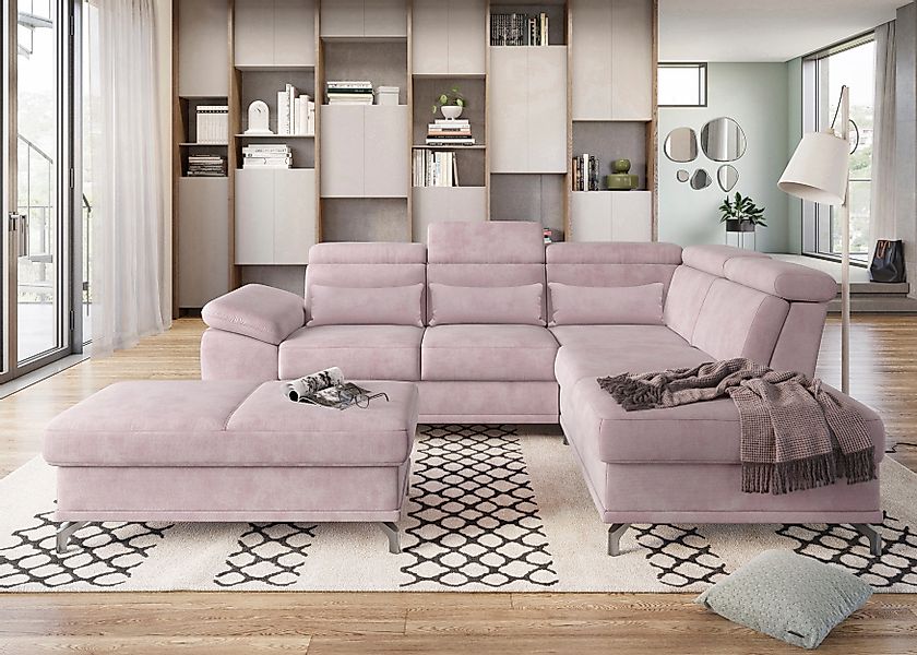 sit&more Ecksofa Cabrio L-Form, mit Sitztiefenverstellung, günstig online kaufen