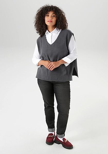 Aniston PLUS Pullunder, mit V-Ausschnitt - NEUE KOLLEKTION günstig online kaufen