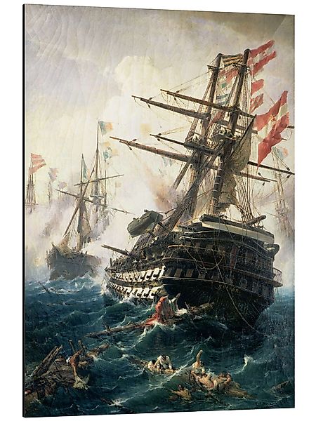 Posterlounge Wandbild Seeschlacht von Lissa, Constantin günstig online kaufen