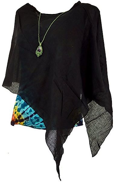 Guru-Shop Langjacke Lagenlook Poncho, leichter Poncho, günstig online kaufen