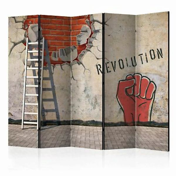 artgeist Paravent The invisible hand of the revolution II [Room Dividers] m günstig online kaufen