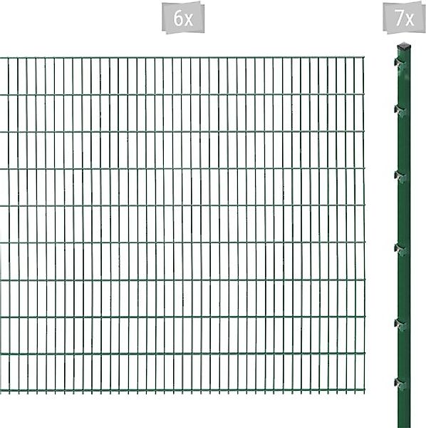 Arvotec Doppelstabmattenzaun »ESSENTIAL 183 zum Einbetonieren« Zaunhöhe 183 günstig online kaufen