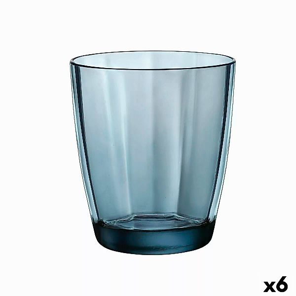 Becher Bormioli Rocco Pulsar Blau Glas 390 Ml (6 Stück) günstig online kaufen