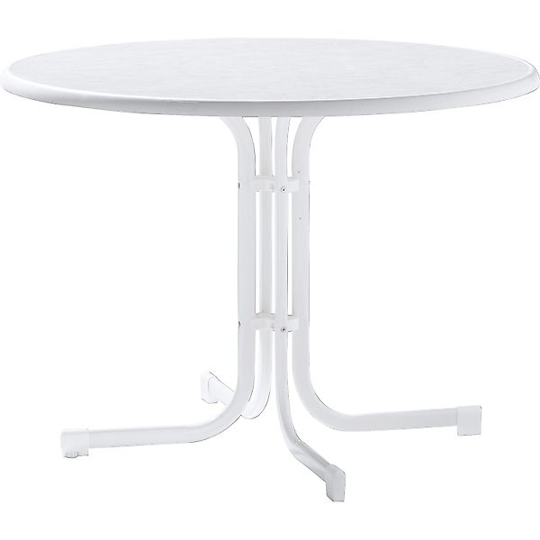 Sieger Klapptisch Rund Weiß 100 cm x 100 cm günstig online kaufen