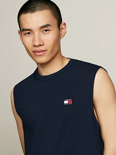 Tommy Jeans Rundhalsshirt TJM REG BADGE TANK TOP EXT mit Logoprägung günstig online kaufen